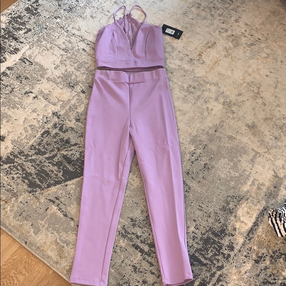 Fashion nova lilac set NEVER WORN size XS - Picture 1 of 3